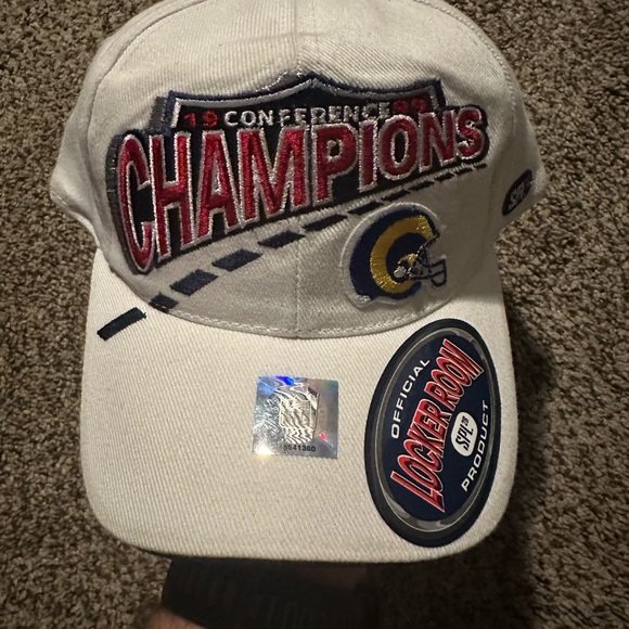 1999 saint Louis rams NFL Conference Champions Cap - White - Picture 1 of 6